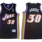 Vintage Vintage 90s Champion Jazz Carlos Arroyo Basketball  Black