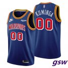 Warriors #00 Jonathan Kuminga 75th Anniversary  Blue