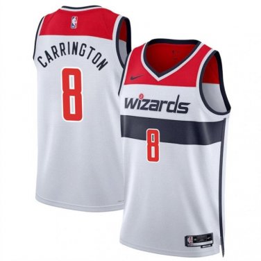 Washington Wizards Carlton Carrington White Association Edition Basketball