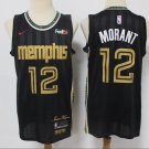 ⚒12 Memphis Grizzlies Ja Morant black jersey