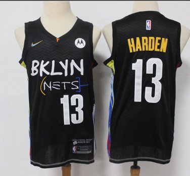 &acirc;��new 13 Brooklyn Nets  HARDEN black jersey