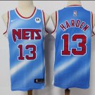 ⚒new 13 Brooklyn Nets James Harden blue jersey