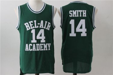BEL AIR Academy #14 Will Smith Jersey Green