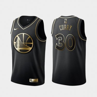 Golden State Warriors Stephen Curry Black Jersey