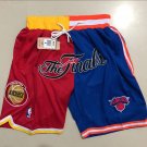Houston Rockets Knicks bule+red shorts