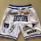 JUST DON All star white four pocket shorts