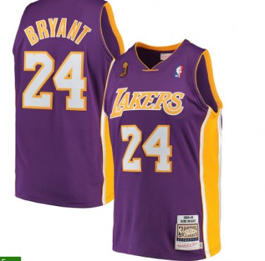 Kobe Bryant 200809 Hardwood Classics Purple Jersey