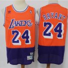 LA Lakers 24# Bryant orange   jersey