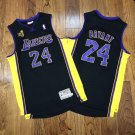 Los Angeles #24  gold Jersey - Black