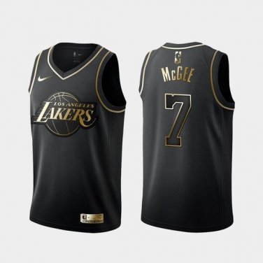 Los Angeles Lakers JaVale McGee Gold Black Jersey