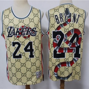 Men's Angeles Lakers #24 Kobe Bryant gucci Jersey