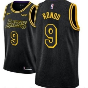 Mens Lakers #9 Rajon Rondo Jersey