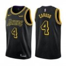 Men's Los Angeles Lakers Alex Caruso Black Jersey