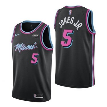 Miami Heat Derrick Jones Jr. Black Jersey