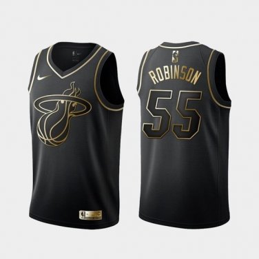 Miami Heat Duncan Robinson Gold Black Jersey55