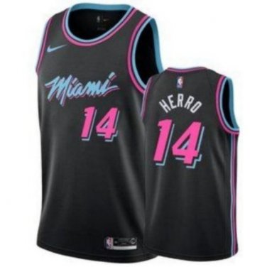 Miami Heat Tyler Herro Black Jersey 14