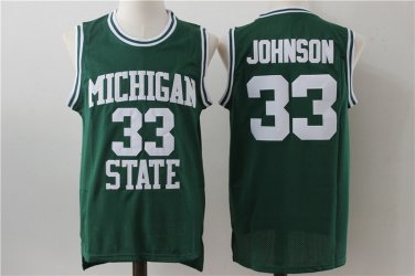 Michigan State Spartans 33 Johnson Green  Jersey