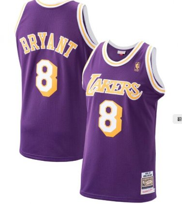 NEW LA Lakers Kobe Bryant Purple  Jersey