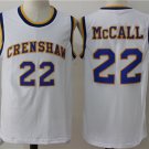 Quincy McCall Jersey Crenshaw Stitched Sewn white