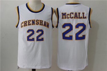 Quincy McCall Jersey Crenshaw Stitched Sewn white