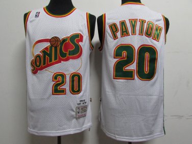 Seattle Supersonics 20#  Paytion jersey white