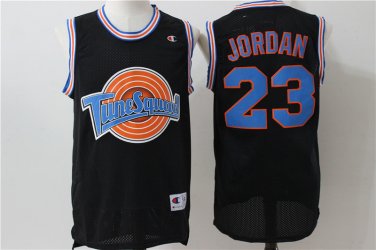Space jam movie tune squad Jordan jersey Black
