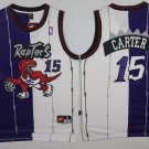Toronto Raptors  15#  Carter  purple White Jersey