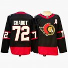 Senators 72# Thomas Chabot Black Home Premium Stitched Jersey
