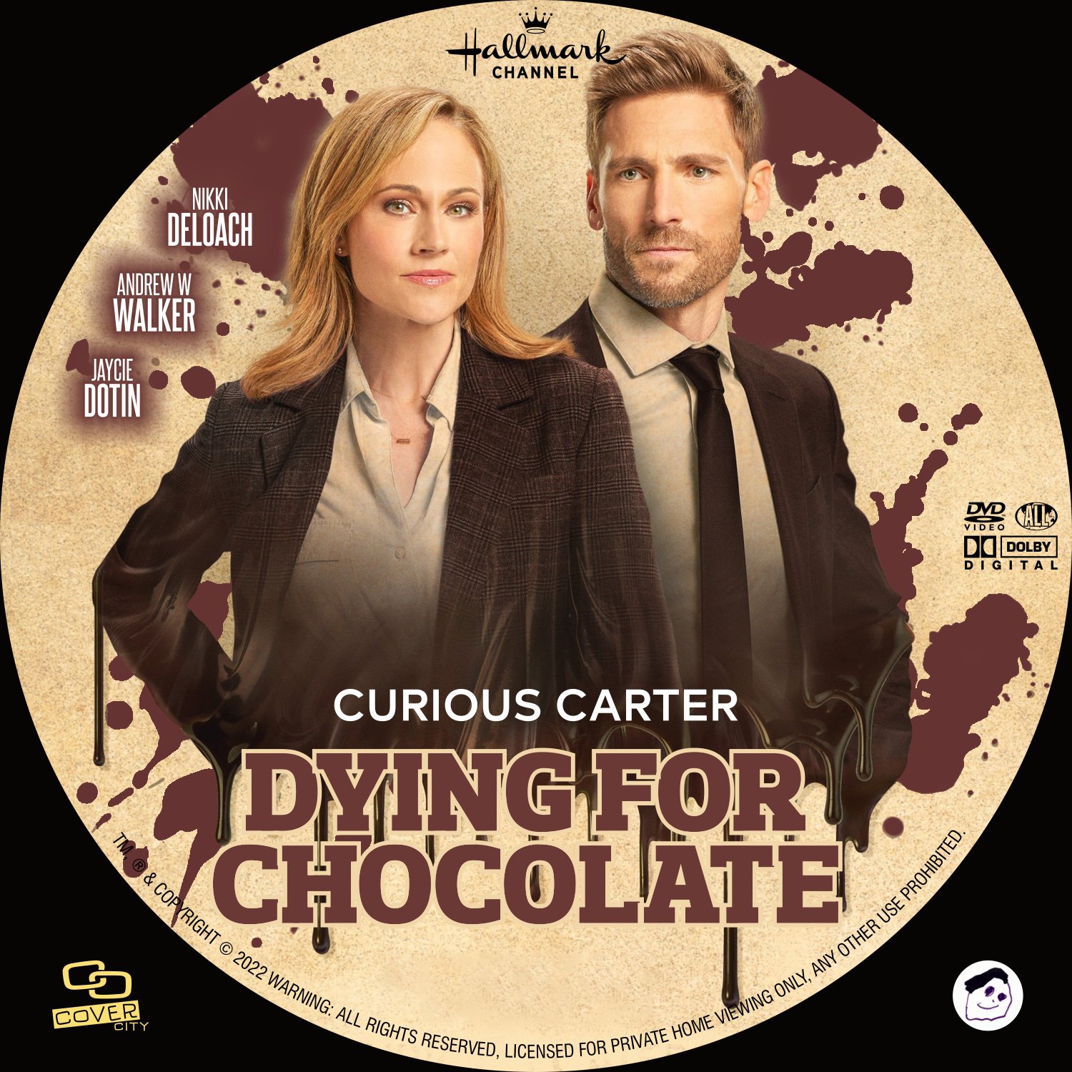 Curious Caterer: Dying for Chocolate Hallmark DVD - Disc Only