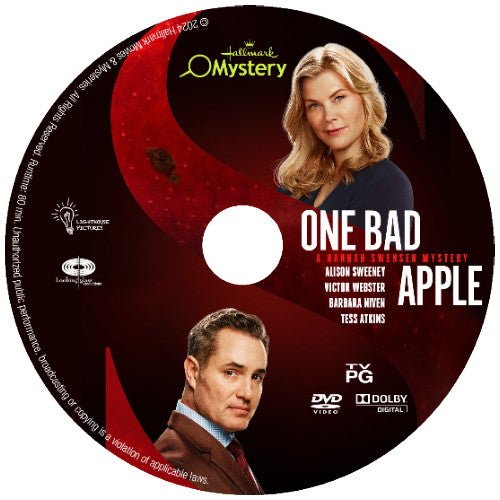 One Bad Apple: A Hannah Swensen Mystery Hallmark DVD -Disc Only