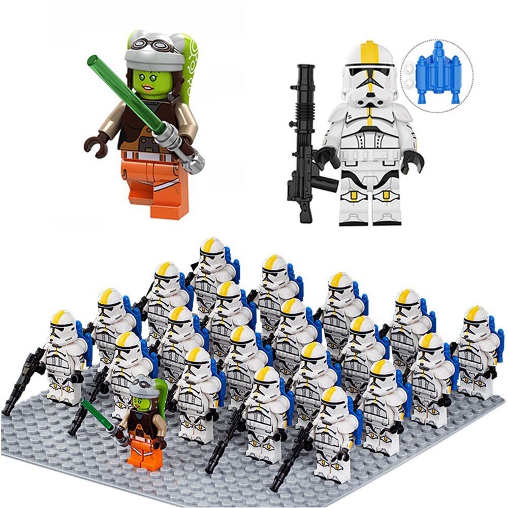 21pcs Star Wars weapon Minifigures set clone troopers Soldier Imperial Stormtrooper x333/C035