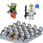 21pcs Star Wars weapon Minifigures set clone troopers Soldier Imperial Stormtrooper x333/C035