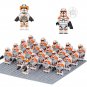 21pcs Star Wars weapon Minifigures set Soldier Imperial Commander cody Stormtrooper xp327/2006