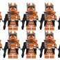 10pcs Clone Trooper (invert) Star Wars Minifigure Toys