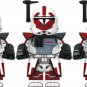 10pcs Clone Commander Dredd Star Wars Minifigure Toys