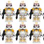 10pcs 212th Attack Battalion Jet Trooper Star Wars Minifigure Toys