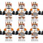 10pcs Clone Marshal Commander Cody Star Wars Minifigure Toys