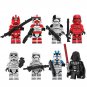 8pcs Star Wars weapon Minifigures set clone troopers Soldier Imperial Stormtrooper KT1034