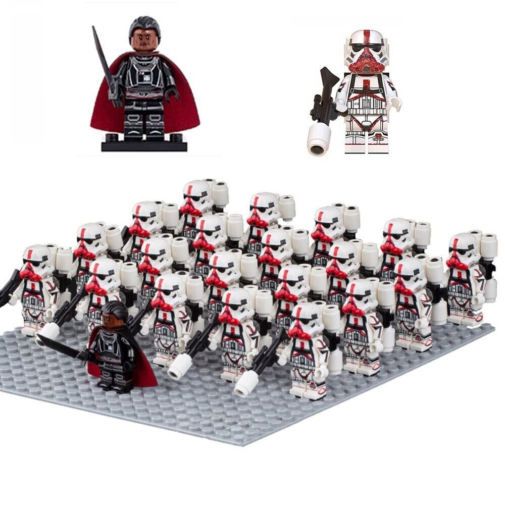 21pcs Star Wars weapon Minifigures set Soldier Flame Imperial Stormtrooper 2039/