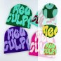 NEW 2024 MEA CULPA Alphabet Knit Beanie Hat
