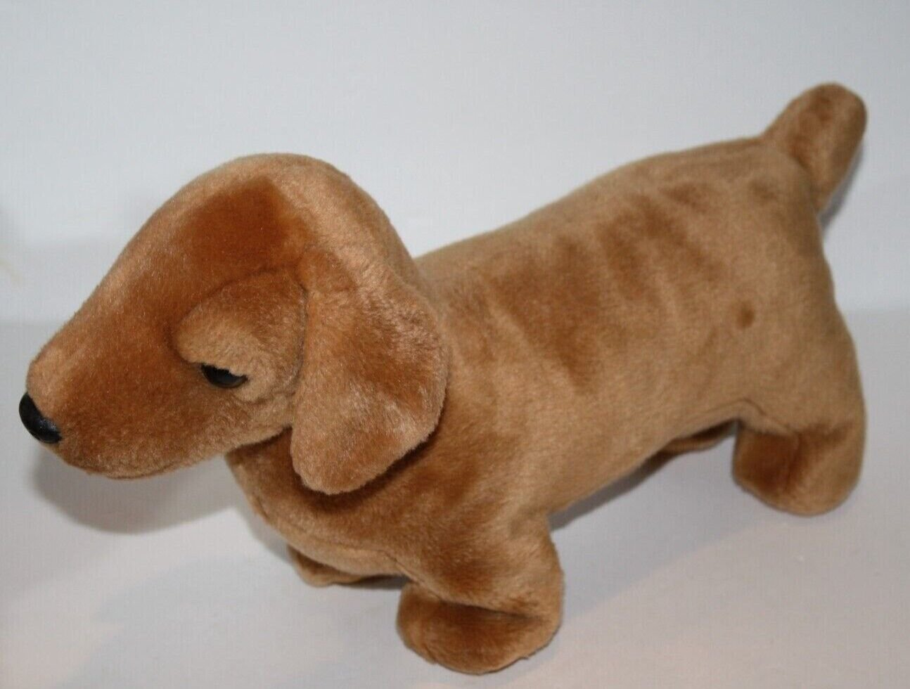 Ty Beanie Buddies Weenie the Dachshund Dog 13" Soft Toy Brown Plush Stuffed 1999