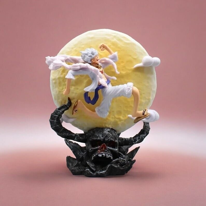 Luffy Gear 5 Figurine - 14CM Luffy 5th Gear Onigashima Anime Action Figure