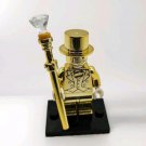 QUALITY Lego Mr. Gold Minifigure - (read description) US MADE Custom