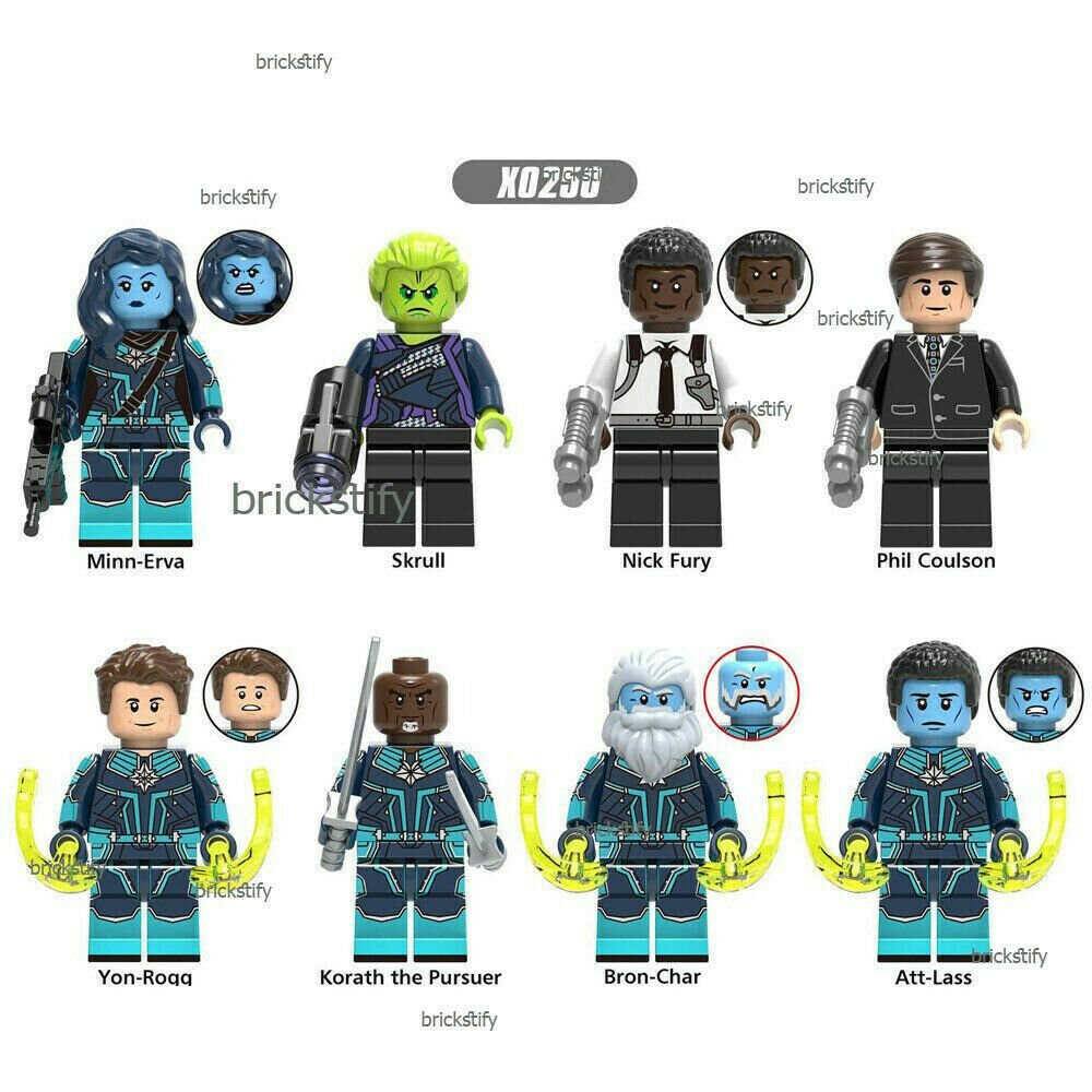 8 Pcs Minifigures STAR WARS Super Heros minifigure compatible with LEGO