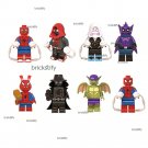 8 Pcs Minifigures SPIDER MAN MULTIVERS Heros minifigure compatible with LEGO
