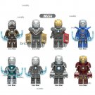 8 Pcs Minifigures IRON MAN Heros minifigure compatible with LEGO