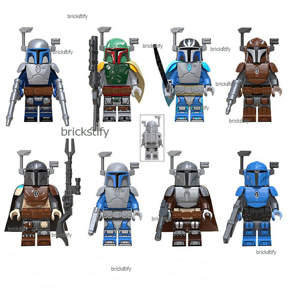 8 Pcs Minifigures STAR WARS Stormtrooper minifigure compatible with LEGO