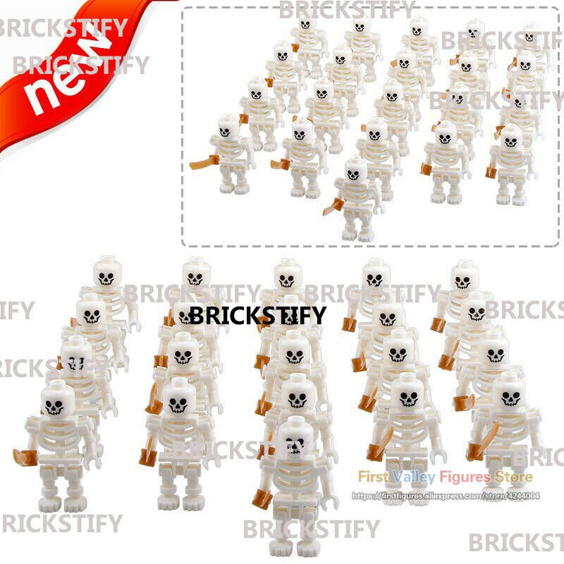 21pcs Minifigures Set Skolette Army minifigure Compatible with lego