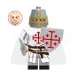8Pcs Roman Soldier Spartan Warrior Knights Templar Minifigure Building Blocks