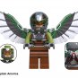 8Pcs Marvel Super Heroes Minifigures New Captain America Red Hulk Mini Block Toy